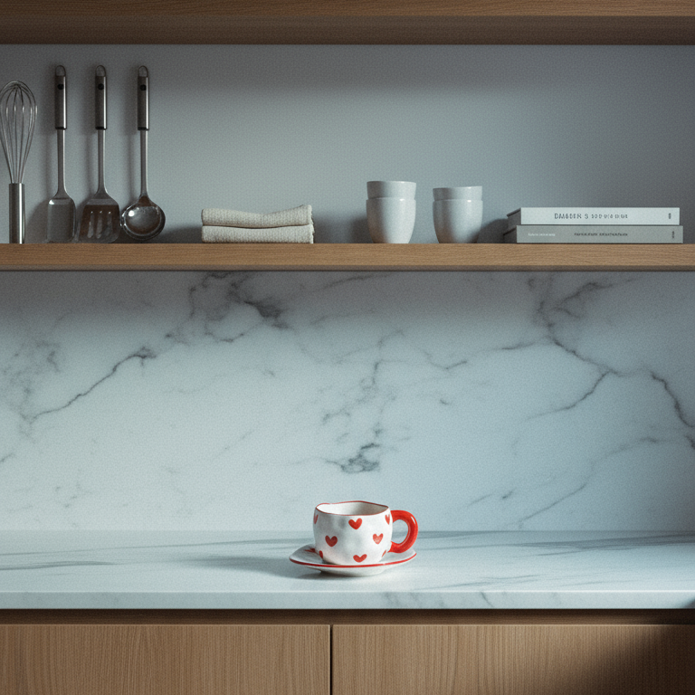 Hand-Pinched Ceramic Mug & Saucer Set