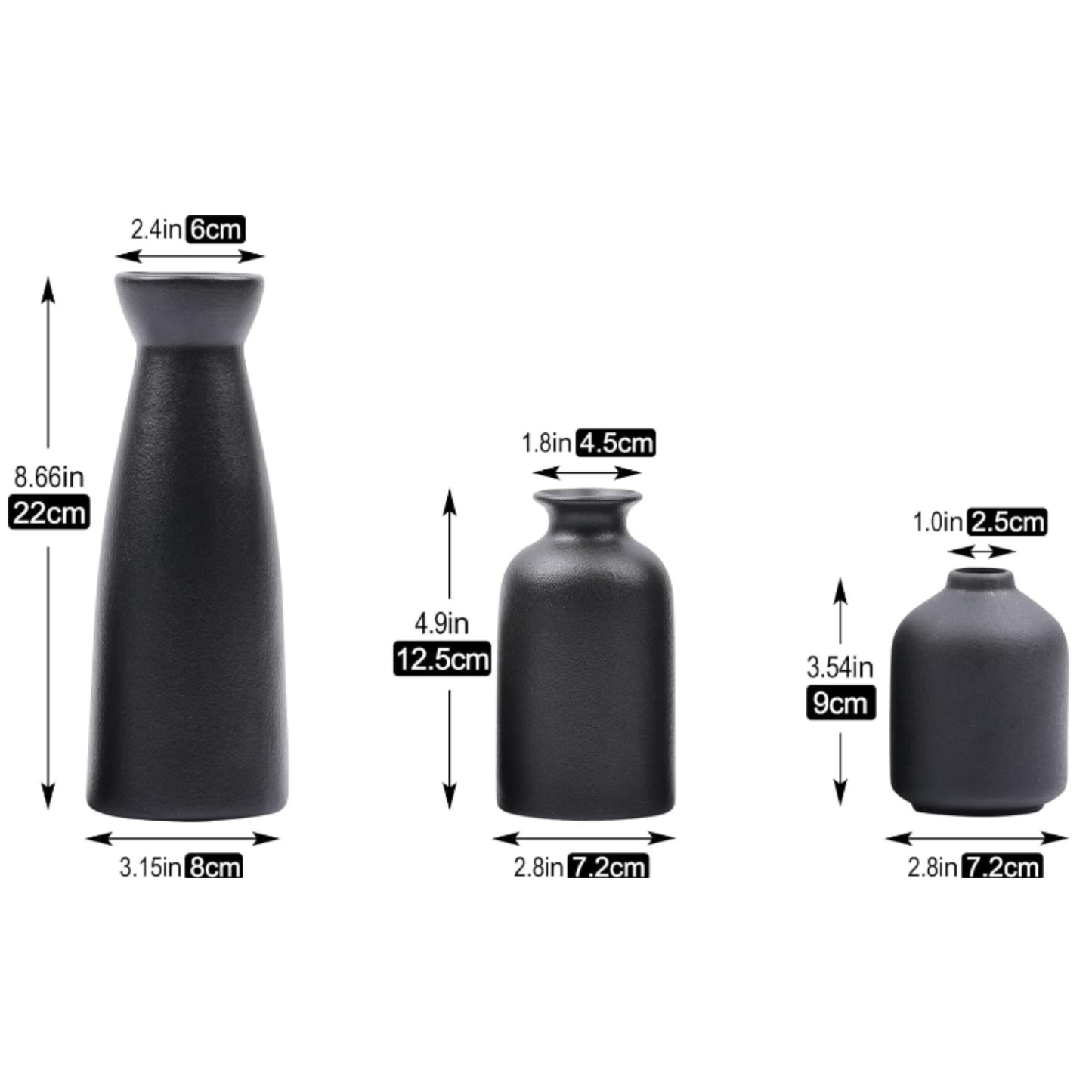 Modern Ceramic Vase Set