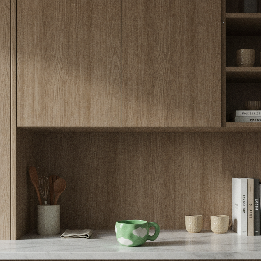 Hand-Pinched Ceramic Mug & Saucer Set