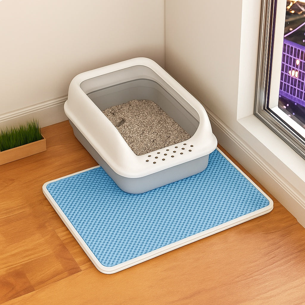 Double-Layer Cat Litter Mat