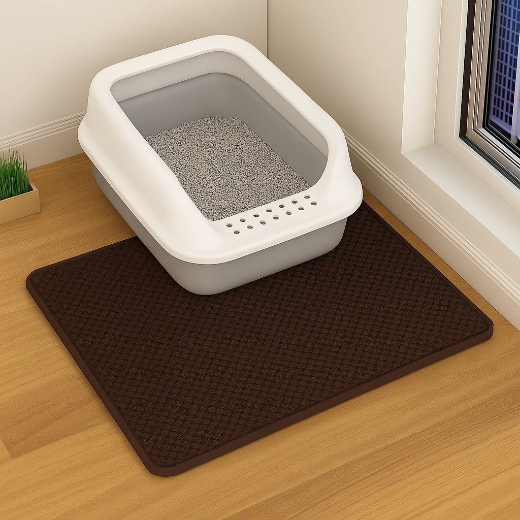 Double-Layer Cat Litter Mat