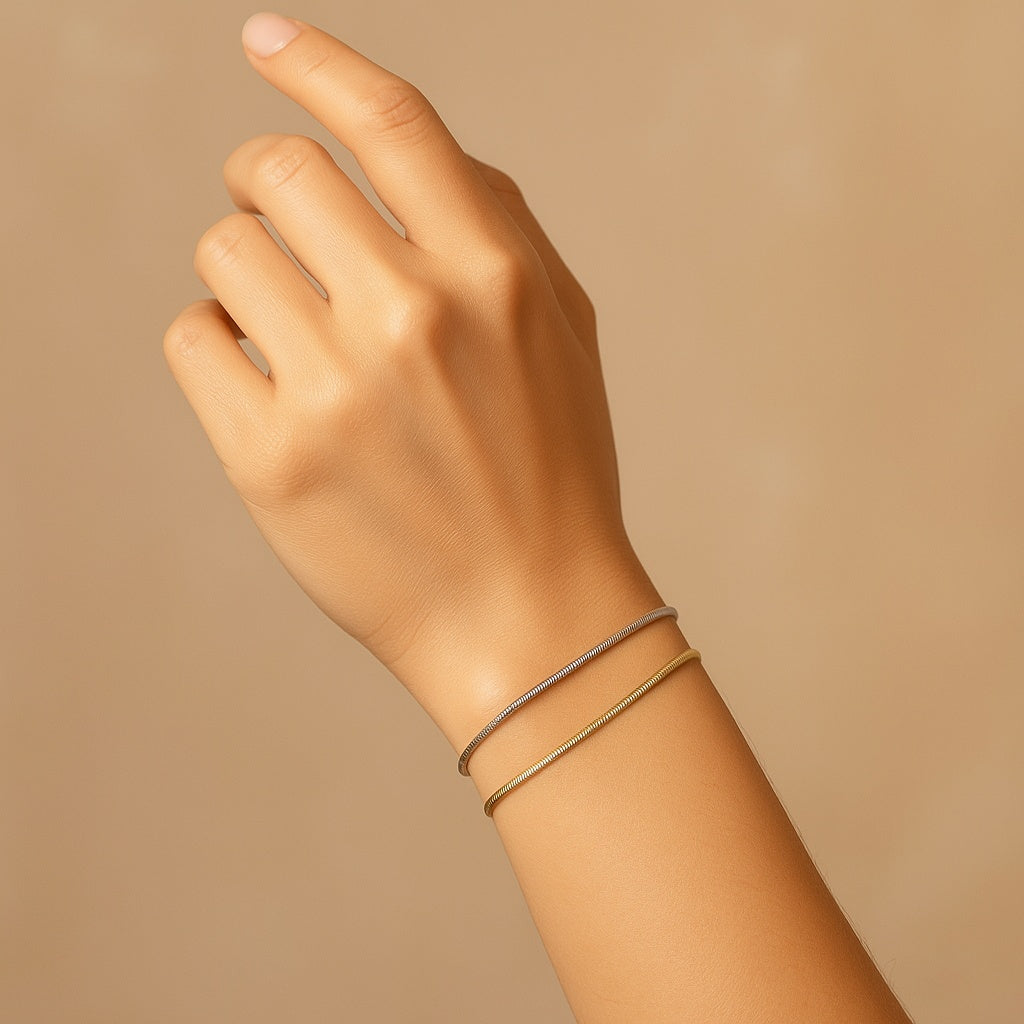 Stainless Steel Snake Chain Bracelet