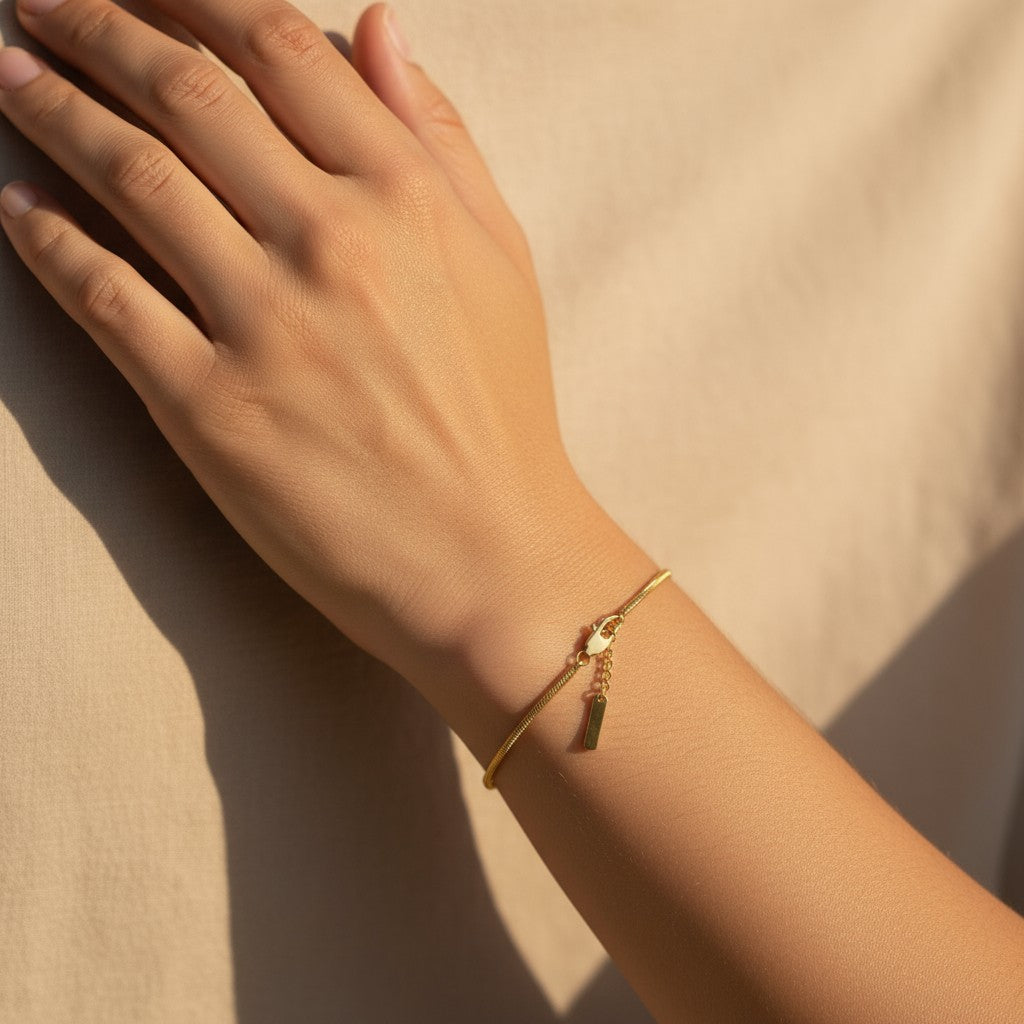 Stainless Steel Snake Chain Bracelet