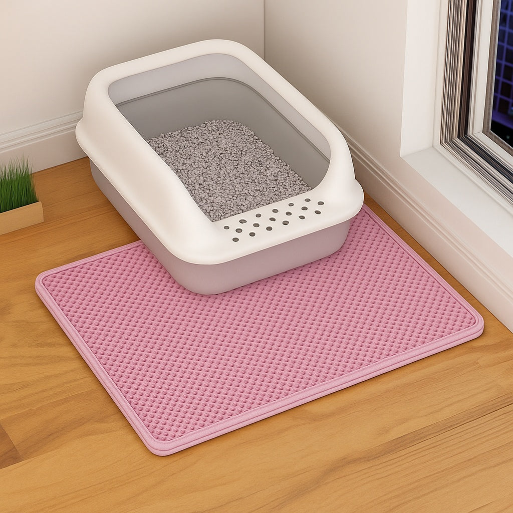 Double-Layer Cat Litter Mat