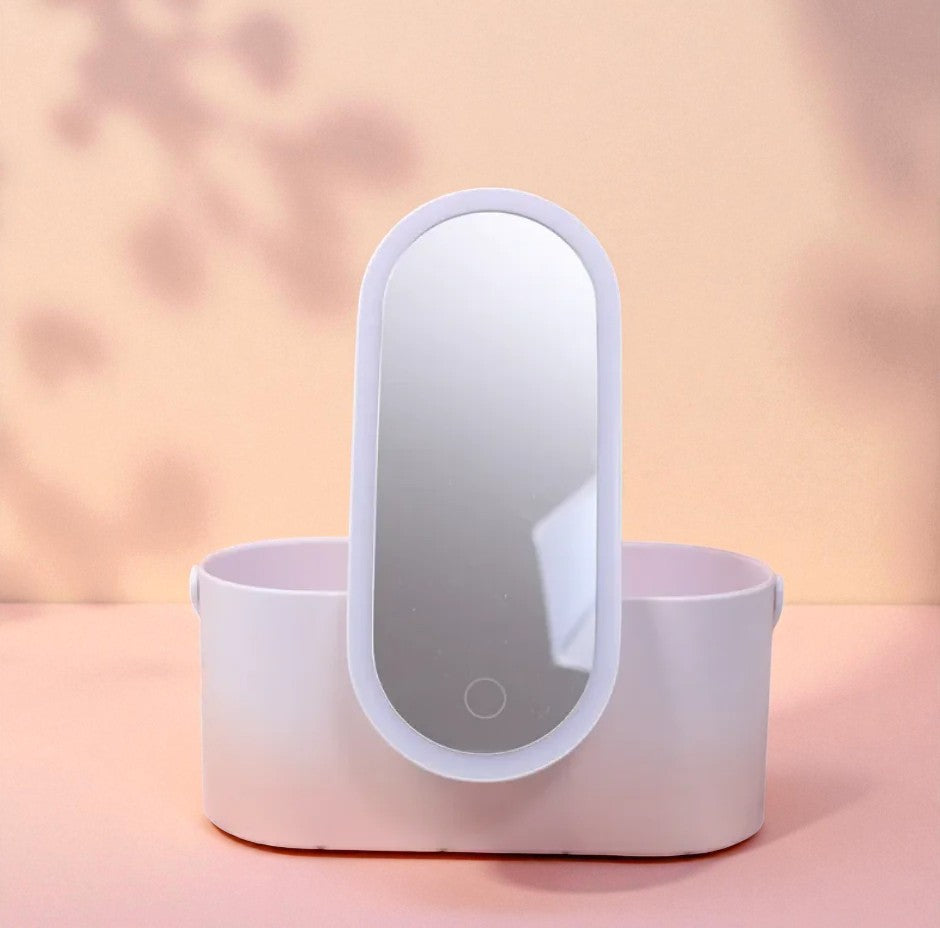 Portable LED Travel Makeup Organizer